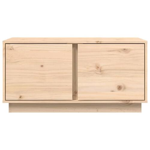 Sofabord 80x50x40 cm massivt fyrretræ