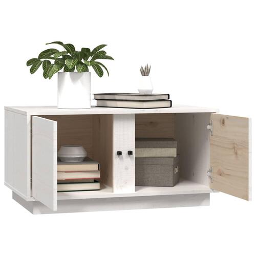 Sofabord 80x50x40 cm massivt fyrretræ