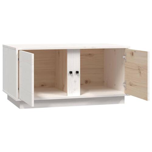 Sofabord 80x50x40 cm massivt fyrretræ