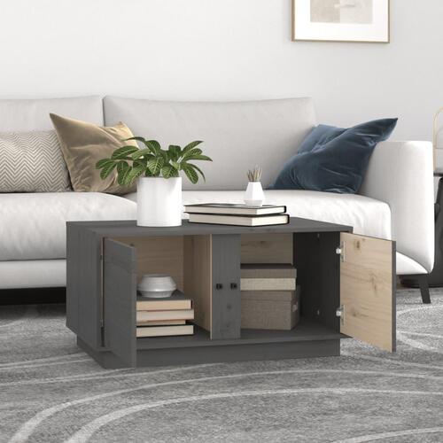 Sofabord 80x50x40 cm massivt fyrretræ