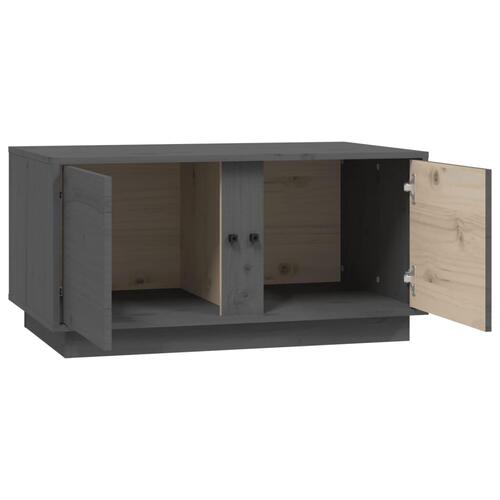 Sofabord 80x50x40 cm massivt fyrretræ