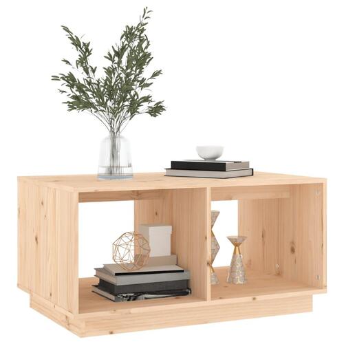 Sofabord 80x50x40 cm massivt fyrretræ