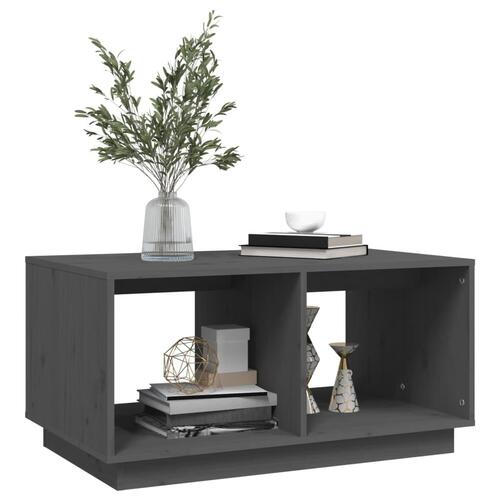 Sofabord 80x50x40 cm massivt fyrretræ