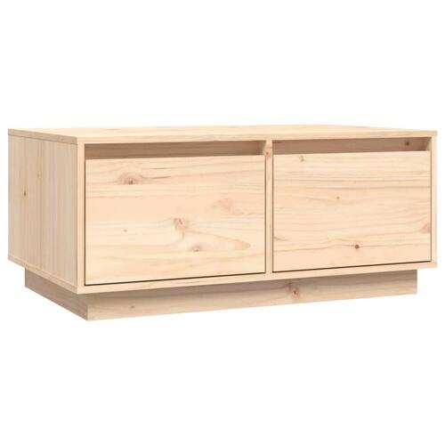 Sofabord 80x50x35 cm massivt fyrretræ