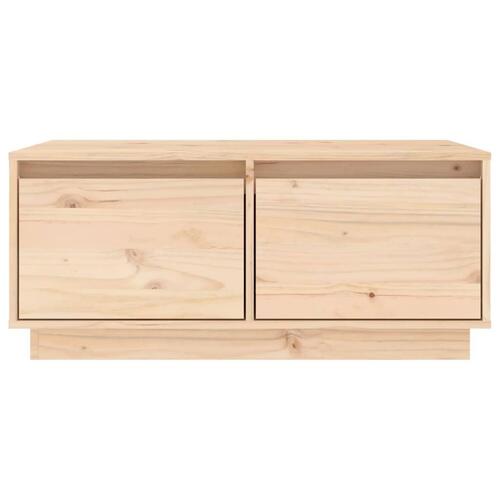 Sofabord 80x50x35 cm massivt fyrretræ
