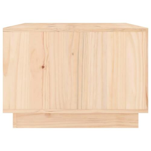 Sofabord 80x50x35 cm massivt fyrretræ
