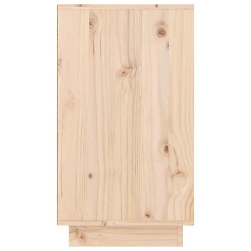 Skoreol 110x34x61 cm massivt fyrretræ