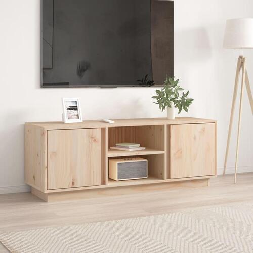Tv-bord 110x35x40,5 cm massivt fyrretræ