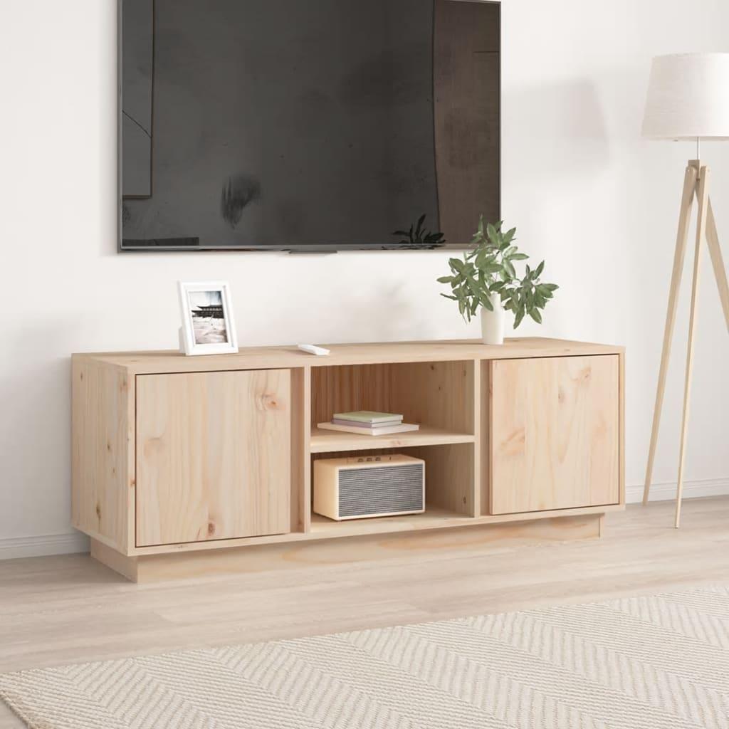 Tv-bord 110x35x40,5 cm massivt fyrretræ