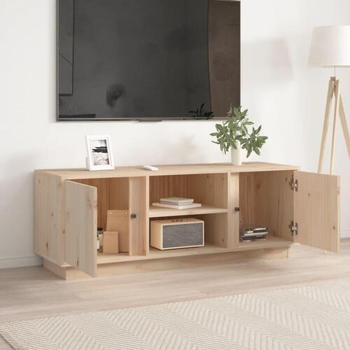 Tv-bord 110x35x40,5 cm massivt fyrretræ