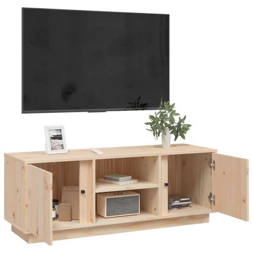 Tv-bord 110x35x40,5 cm massivt fyrretræ