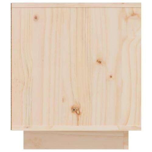 Tv-bord 110x35x40,5 cm massivt fyrretræ