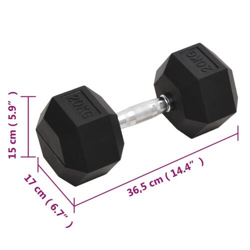 Håndvægt 20 kg støbejern