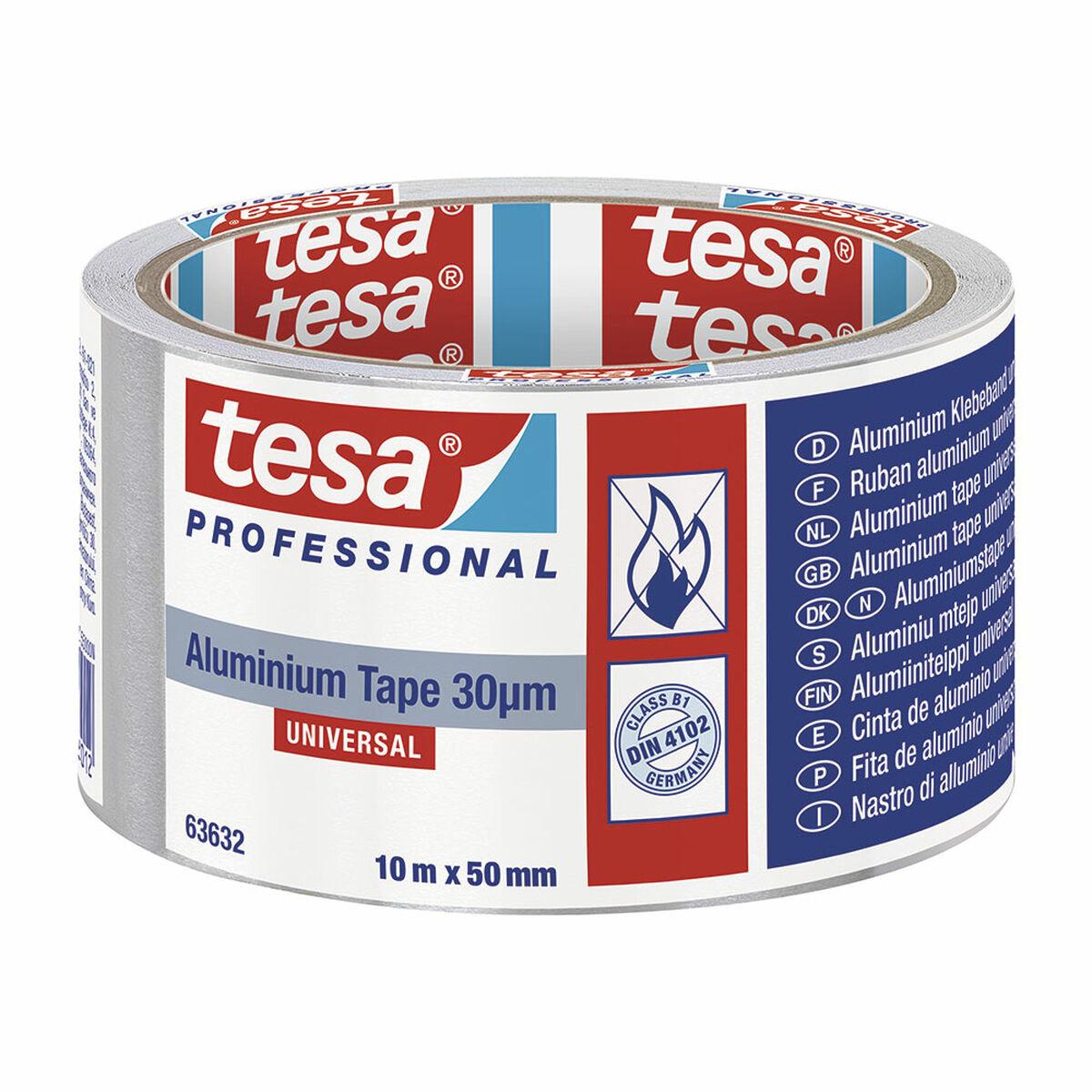 TESA aluminiumsbånd - selvklæbende 50 mm x 10 m