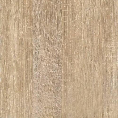 Bogreol 100x33x100 cm konstrueret træ og stål sonoma-eg