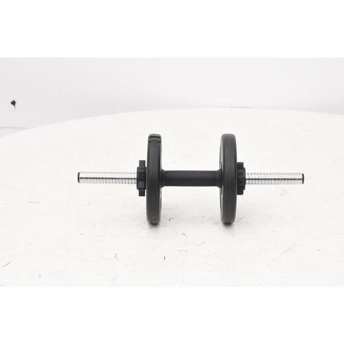 Vægtstang og håndvægt med skiver 90 kg