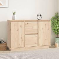 Skænk 111x34x75 cm massivt fyrretræ