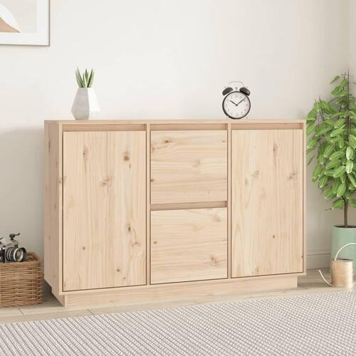 Skænk 111x34x75 cm massivt fyrretræ