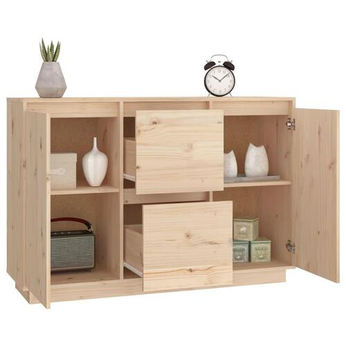Skænk 111x34x75 cm massivt fyrretræ