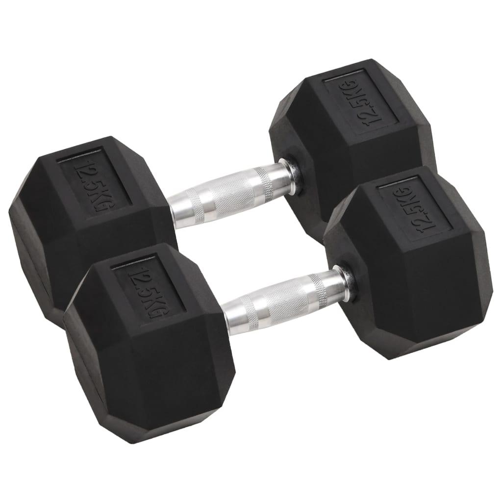 Håndvægte 2 stk. 25 kg støbejern