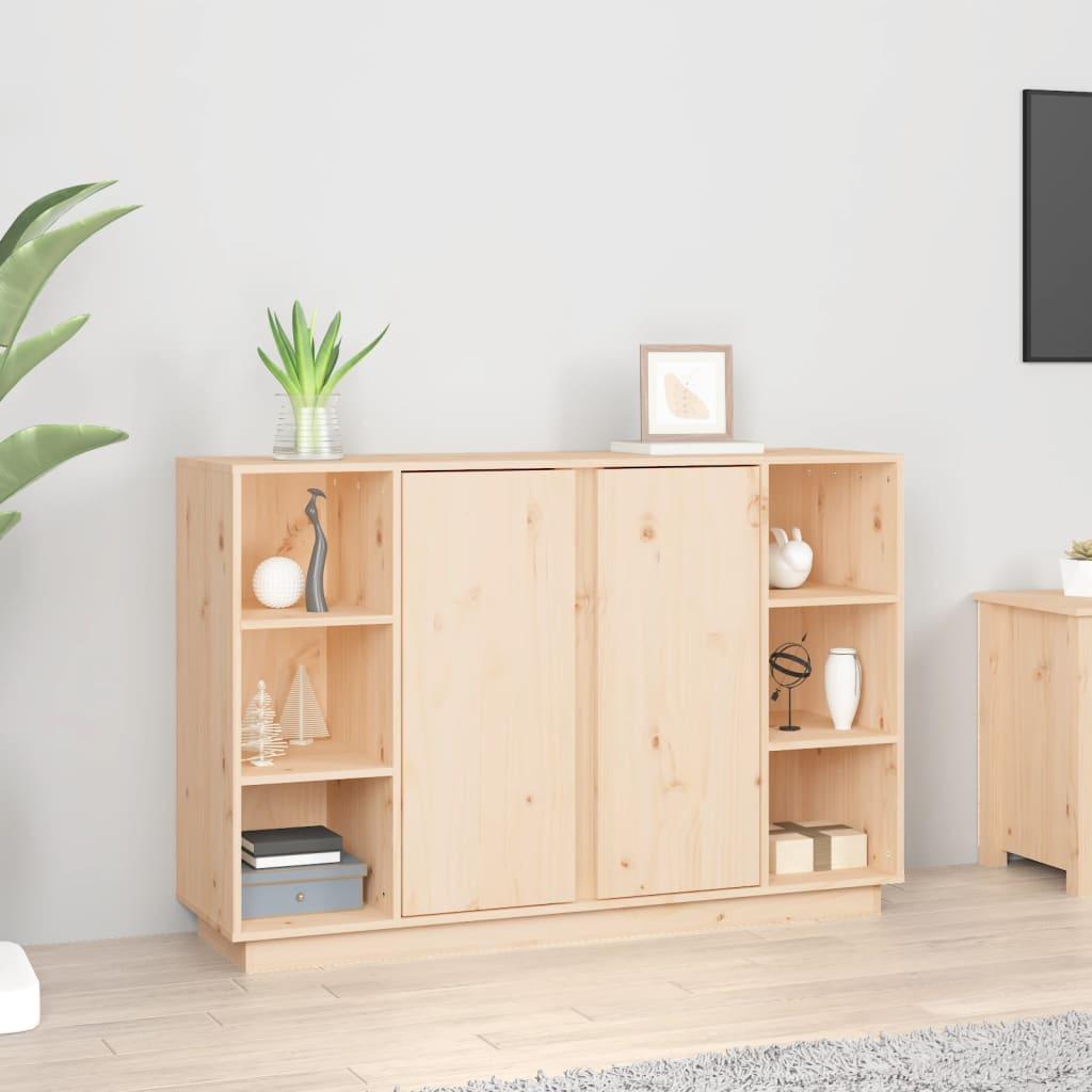 Skænk 120x35x80 cm massivt fyrretræ
