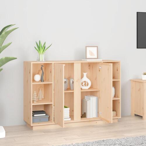 Skænk 120x35x80 cm massivt fyrretræ