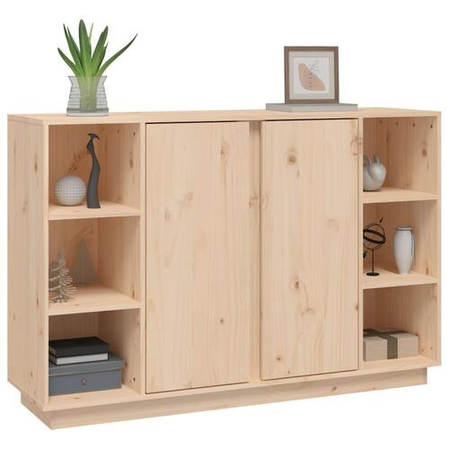 Skænk 120x35x80 cm massivt fyrretræ