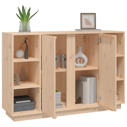 Skænk 120x35x80 cm massivt fyrretræ
