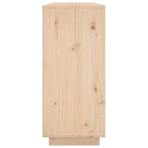 Skænk 120x35x80 cm massivt fyrretræ