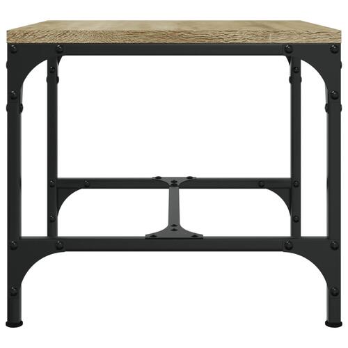 Sideborde 2 stk. 40x40x35 cm konstrueret træ sonoma-eg