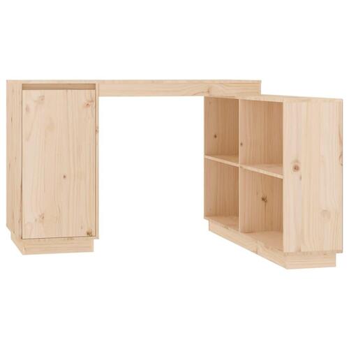 Skrivebord 110x50x75 cm massivt fyrretræ