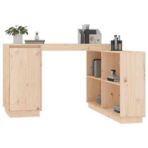 Skrivebord 110x50x75 cm massivt fyrretræ