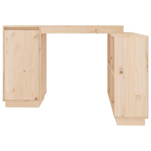 Skrivebord 110x50x75 cm massivt fyrretræ