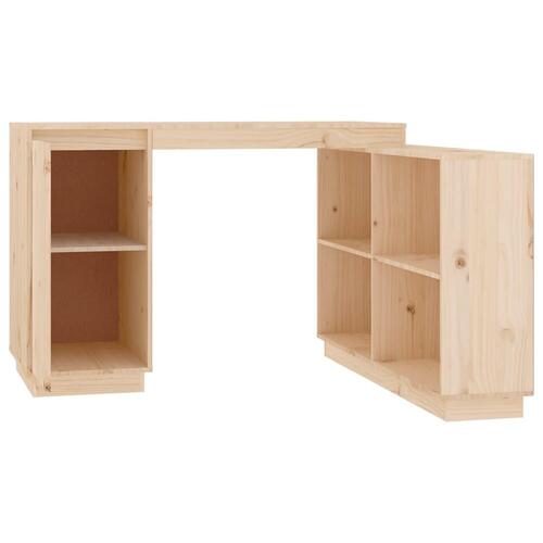 Skrivebord 110x50x75 cm massivt fyrretræ