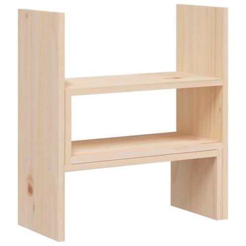 Skærmholder (39-72)x17x43 cm massivt fyrretræ