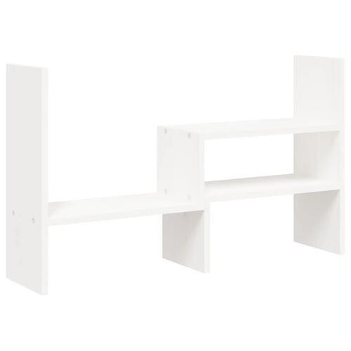 Skærmholder (39-72)x17x43 cm massivt fyrretræ hvid