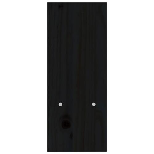 Skærmholder (39-72)x17x43 cm massivt fyrretræ sort
