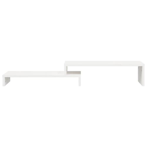 Skærmholder (52-101)x22x14 cm massivt fyrretræ hvid