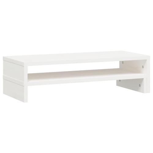 Skærmholder (52-101)x22x14 cm massivt fyrretræ hvid