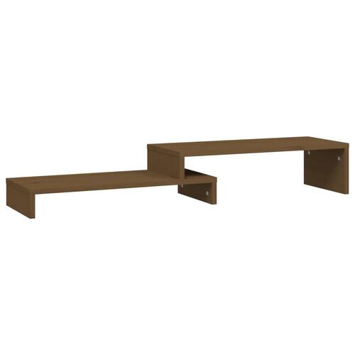 Skærmholder (52-101)x22x14 cm massivt fyrretræ gyldenbrun
