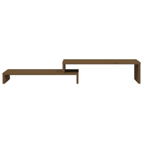 Skærmholder (52-101)x22x14 cm massivt fyrretræ gyldenbrun