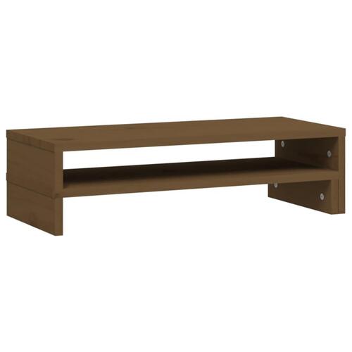 Skærmholder (52-101)x22x14 cm massivt fyrretræ gyldenbrun