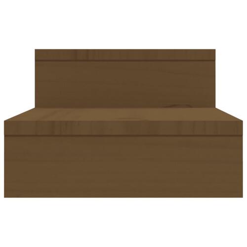 Skærmholder (52-101)x22x14 cm massivt fyrretræ gyldenbrun