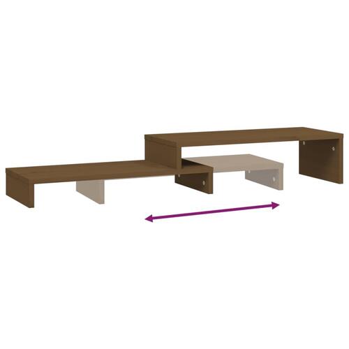 Skærmholder (52-101)x22x14 cm massivt fyrretræ gyldenbrun
