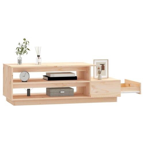 Sofabord 120x50x40,5 cm massivt fyrretræ