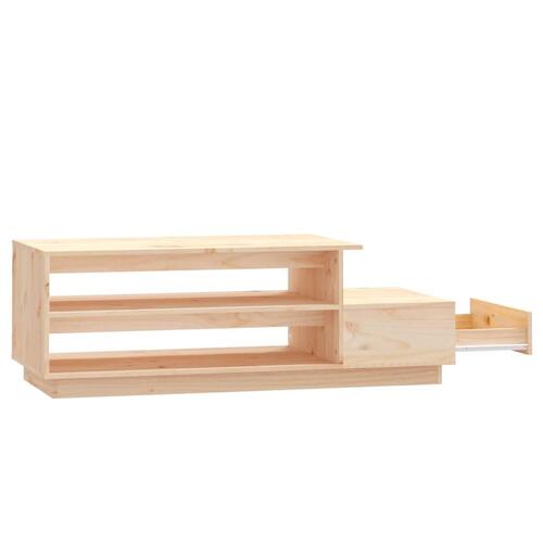 Sofabord 120x50x40,5 cm massivt fyrretræ