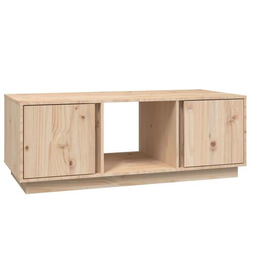 Sofabord 110x50x40 cm massivt fyrretræ