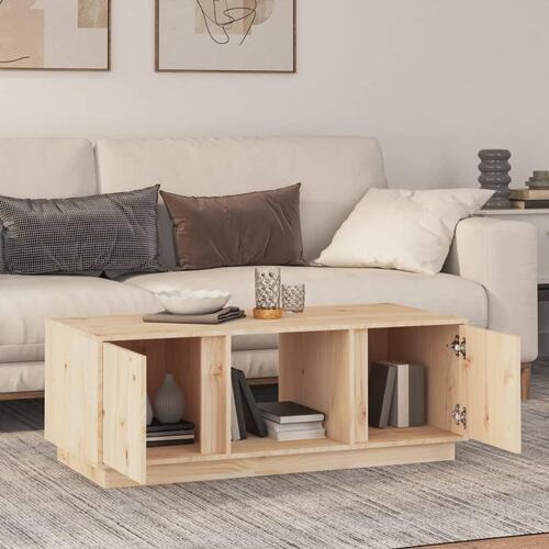 Sofabord 110x50x40 cm massivt fyrretræ
