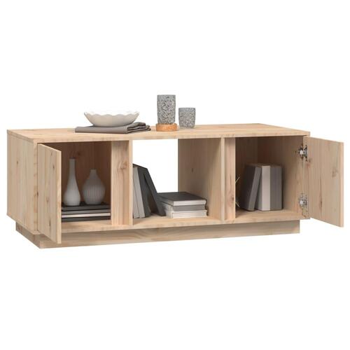 Sofabord 110x50x40 cm massivt fyrretræ