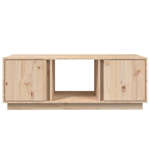 Sofabord 110x50x40 cm massivt fyrretræ